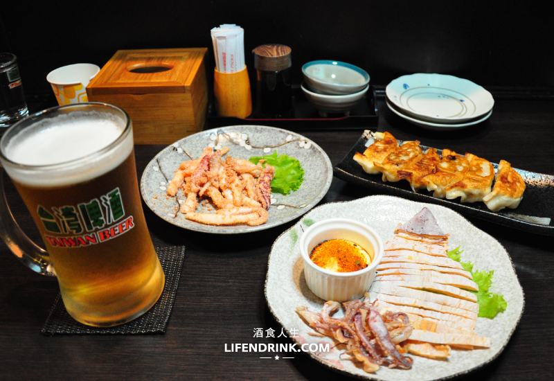  將軍居酒屋- 台灣生啤酒- 日式串燒- 烤魷魚